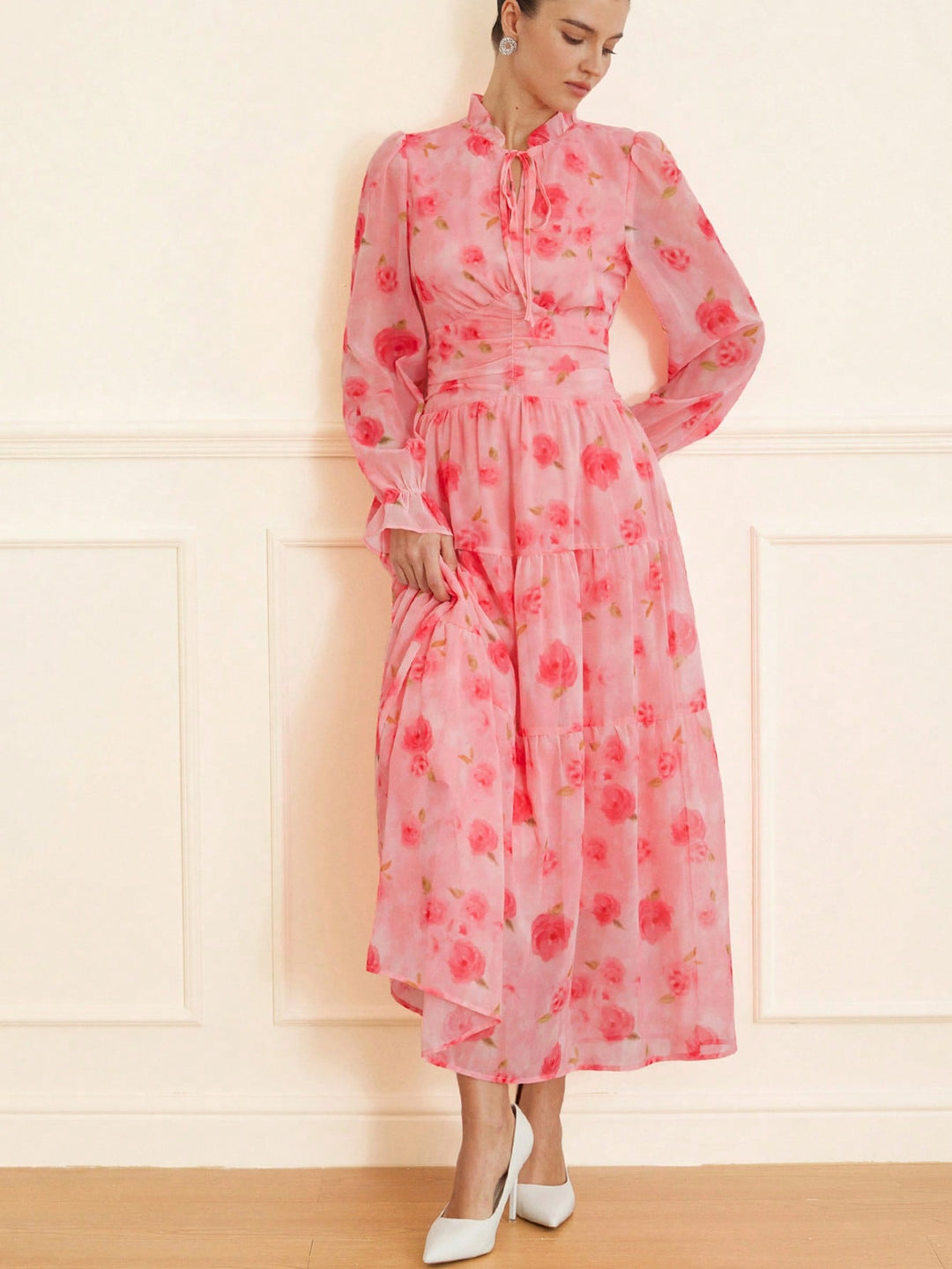 Rochie maxi SHEIN, mix culori