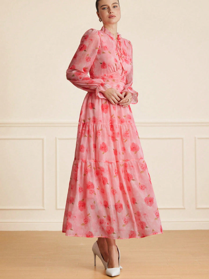 Rochie maxi SHEIN, mix culori