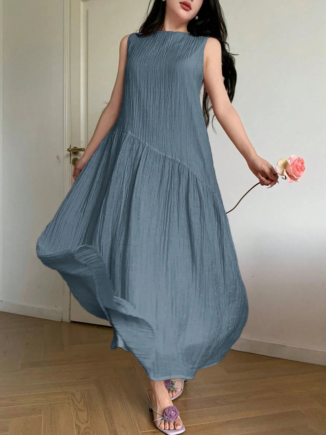 Rochie maxi SHEIN, albastru