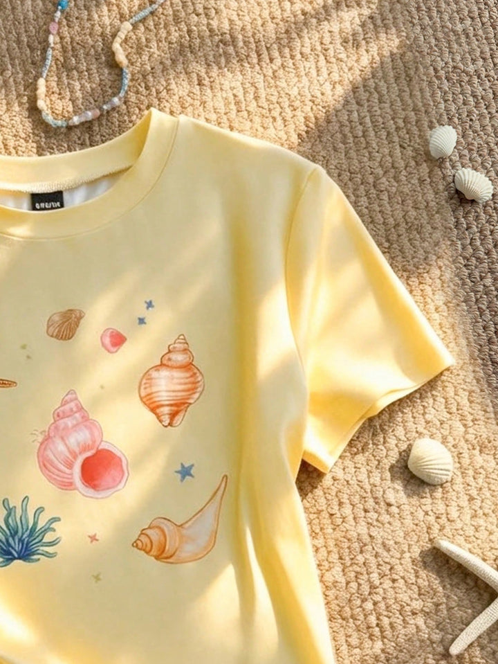 Tricou SHEIN, galben