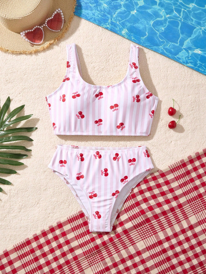 Set bikini SHEIN, roz