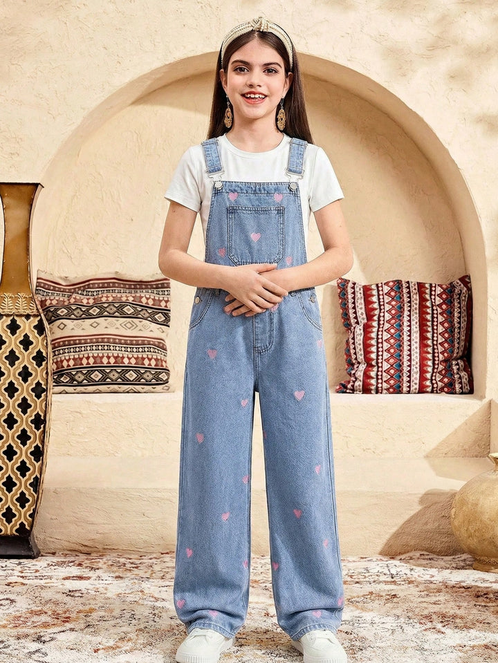 SHEIN kék farmer overál