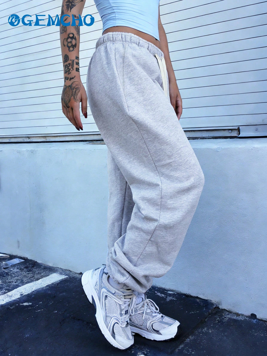 Pantaloni SHEIN, gri