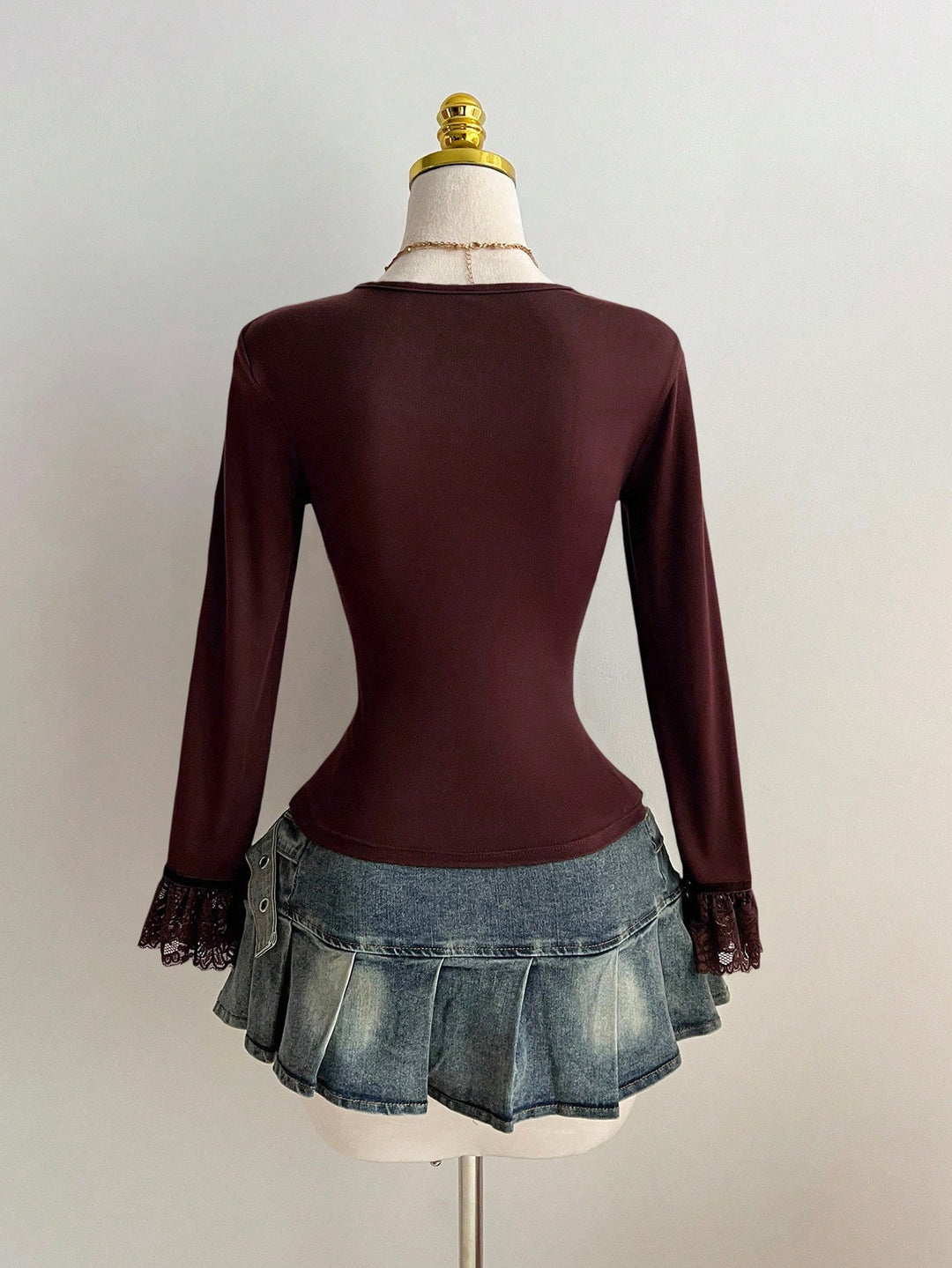Tricou SHEIN, vișiniu