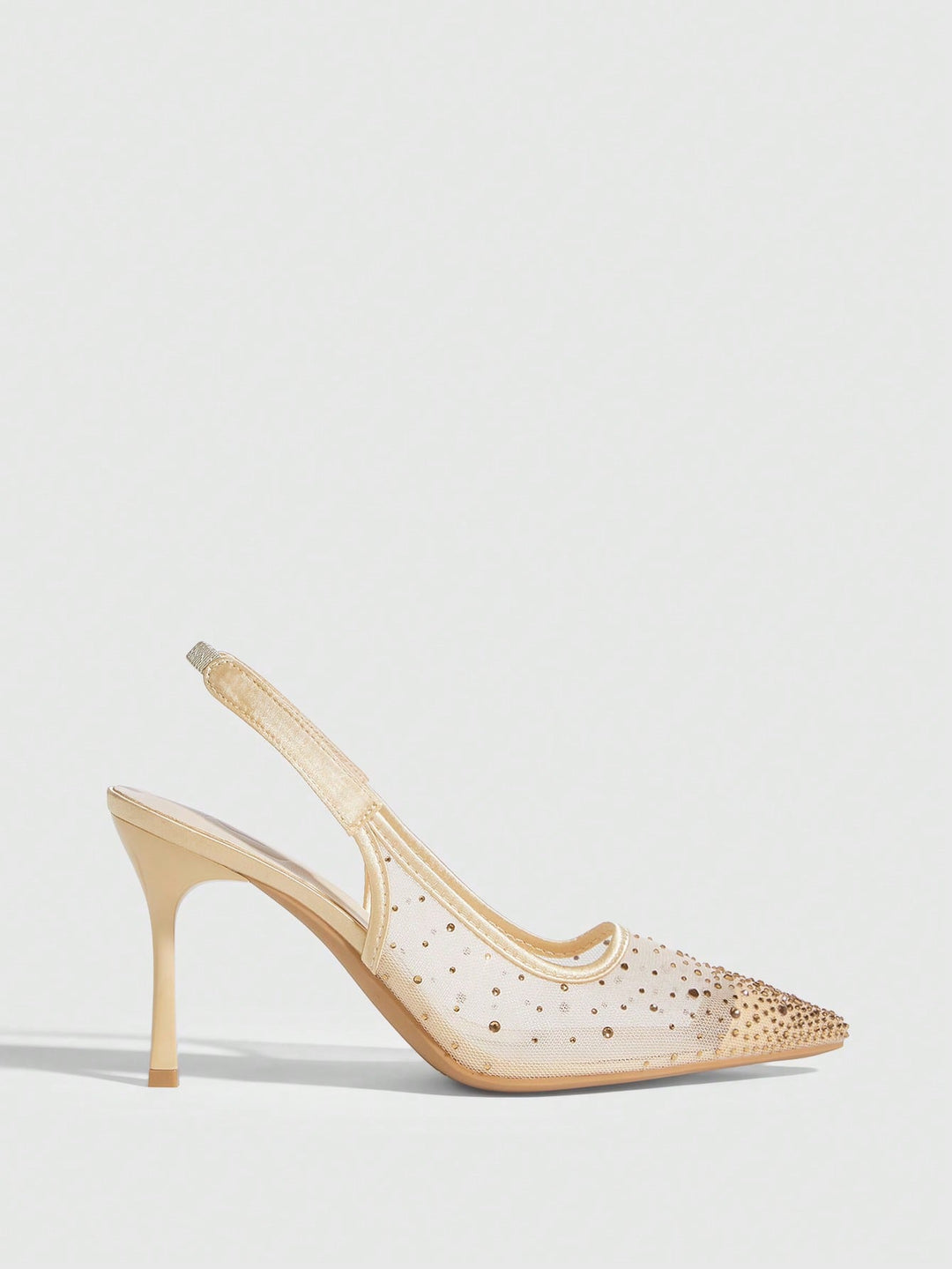 Pantofi cu toc SHEIN, auriu