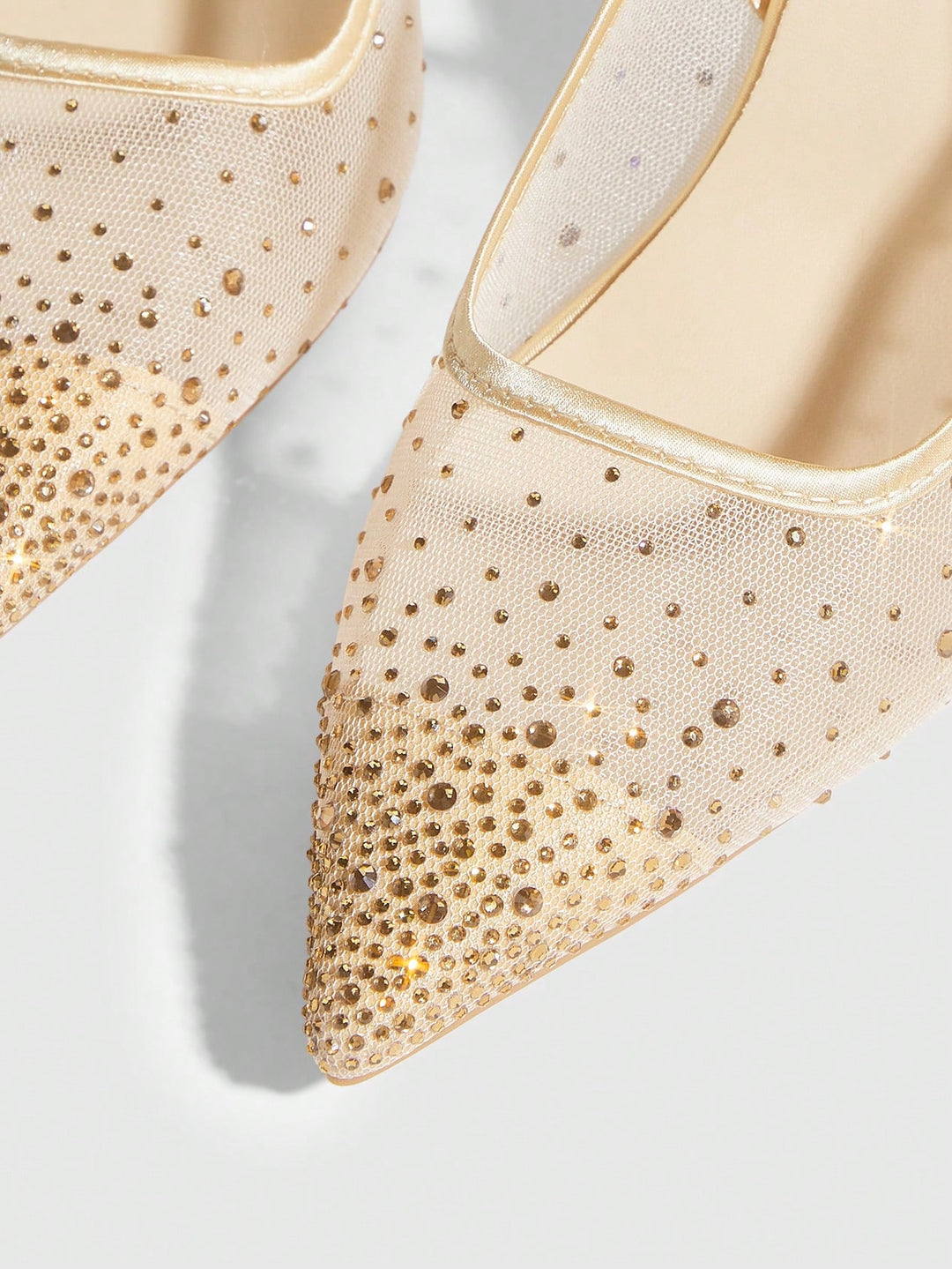 Pantofi cu toc SHEIN, auriu