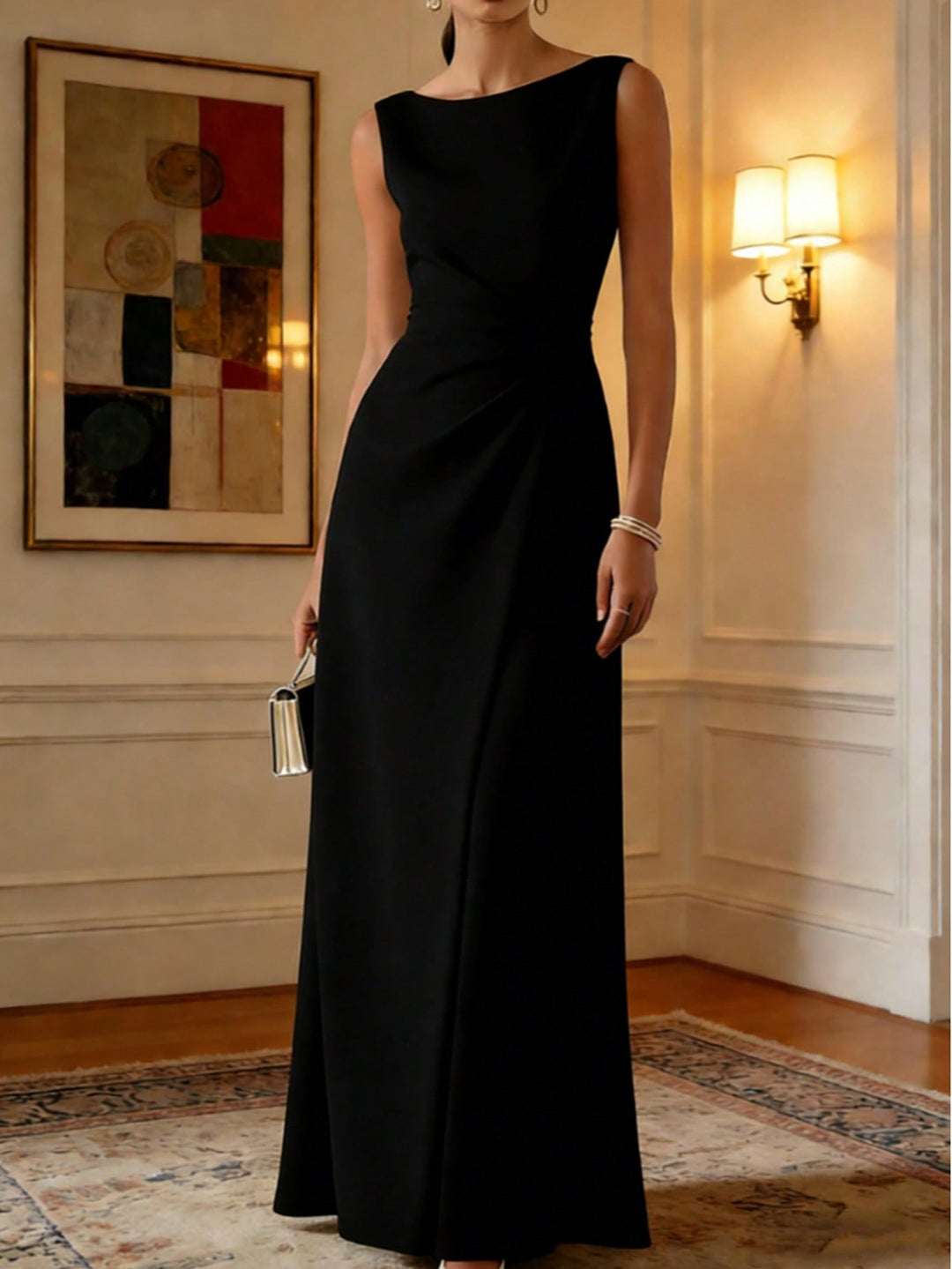 Rochie maxi SHEIN, negru