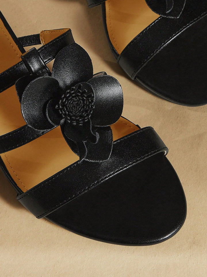 Sandale SHEIN, negru