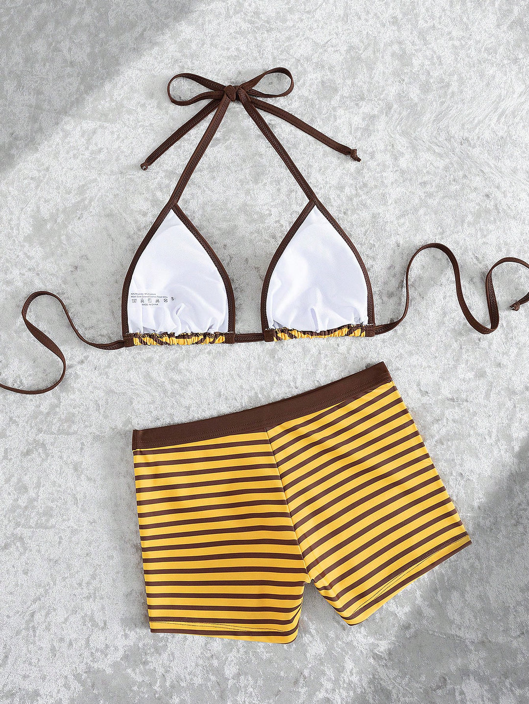 Set bikini SHEIN, galben
