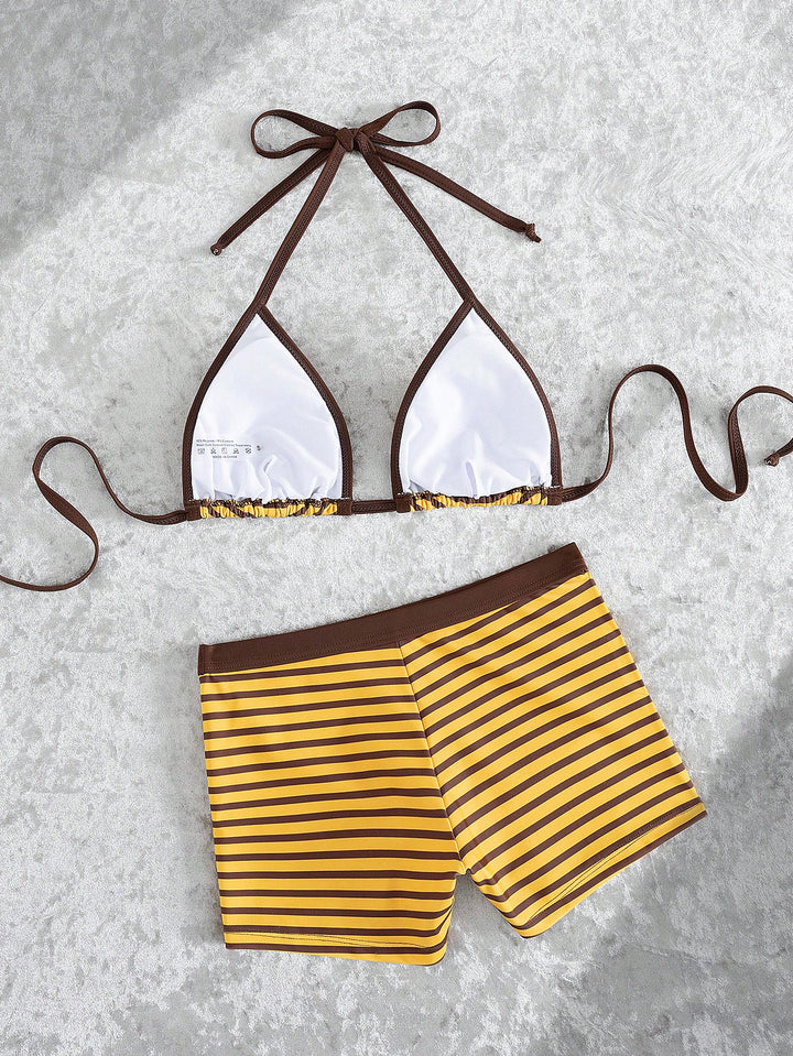 Set bikini SHEIN, galben