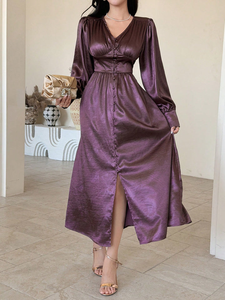 Rochie midi SHEIN, mov