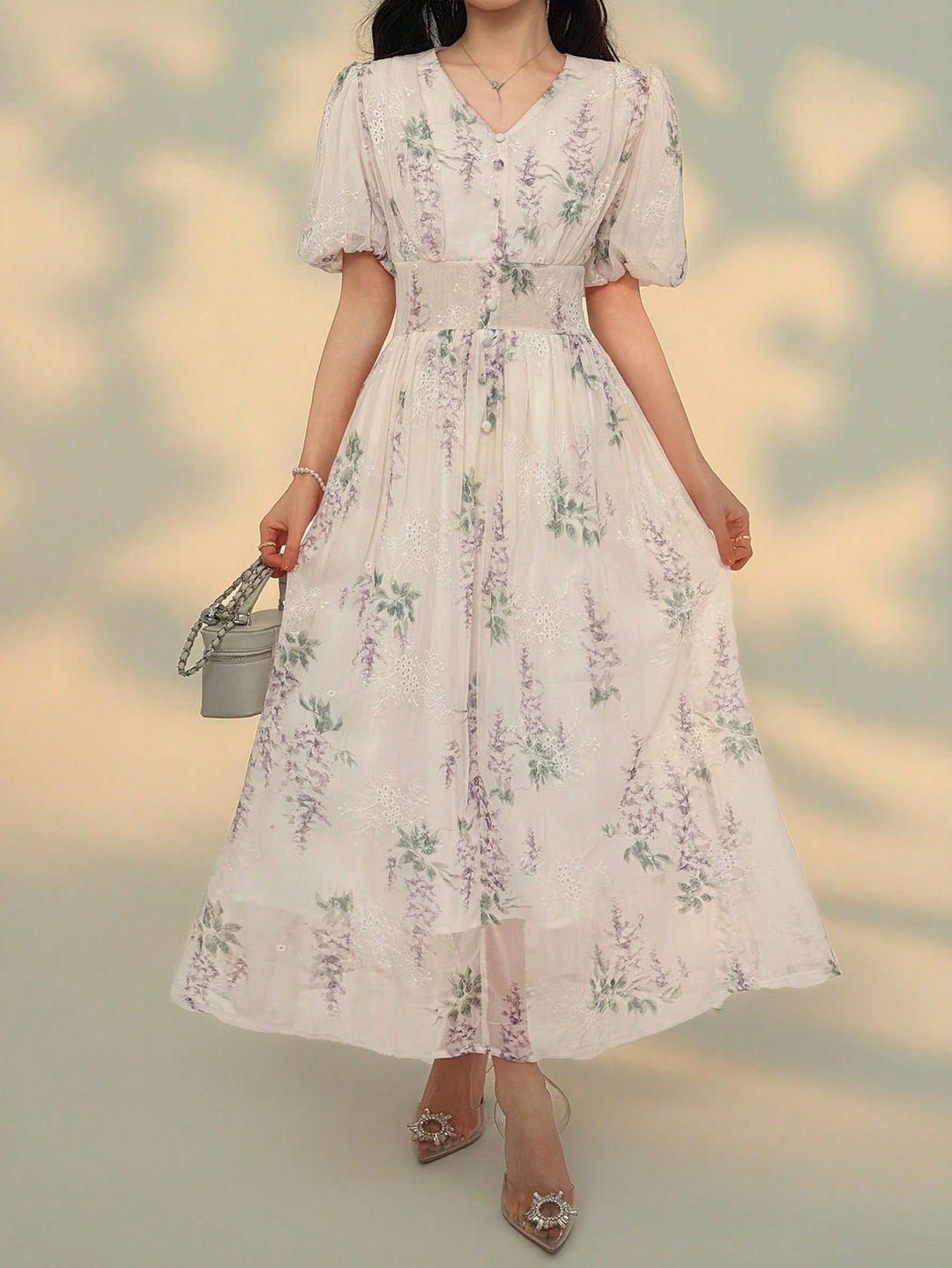 Rochie midi SHEIN, roz