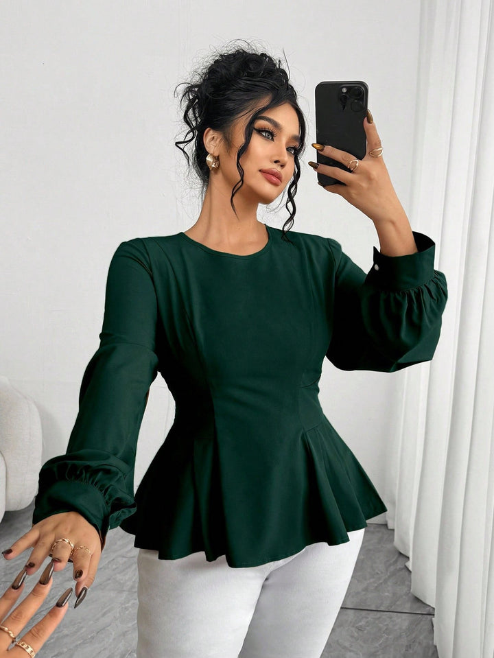 Bluză SHEIN, verde