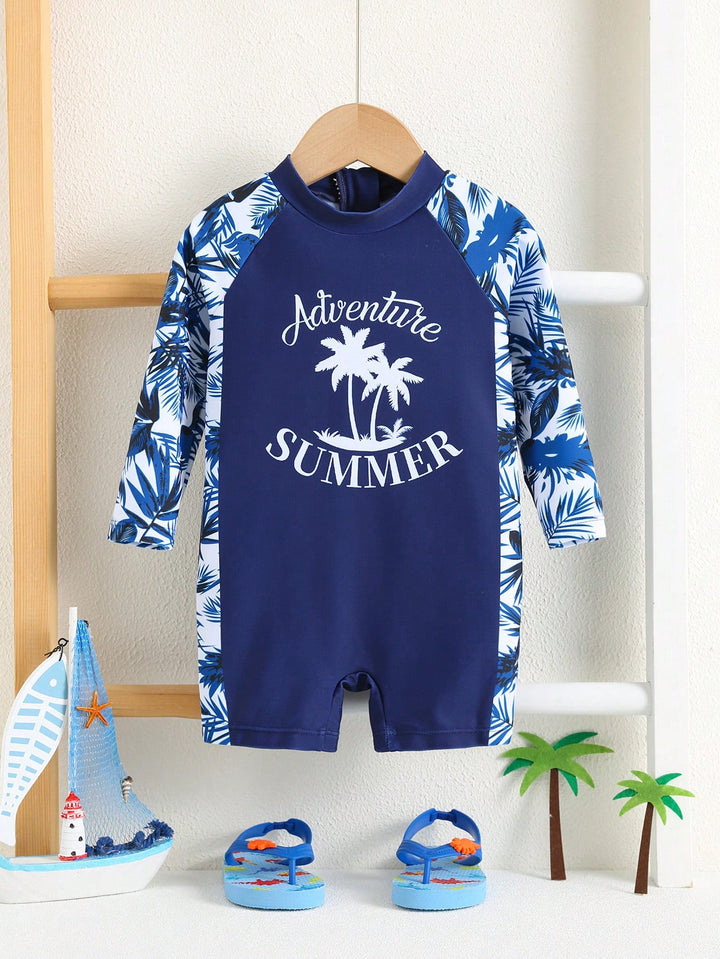 Costum de baie întreg SHEIN, albastru