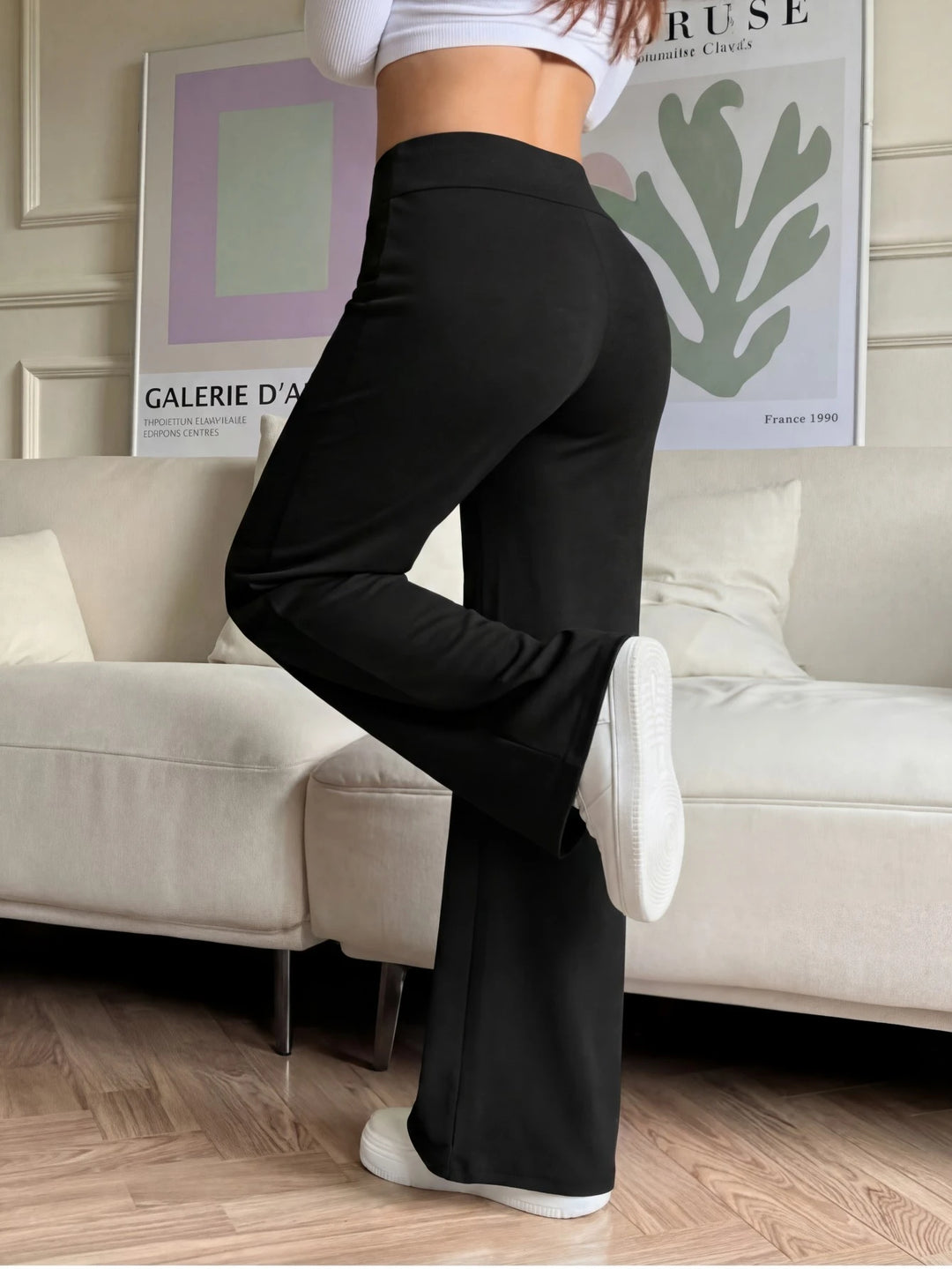 Pantaloni SHEIN, negru