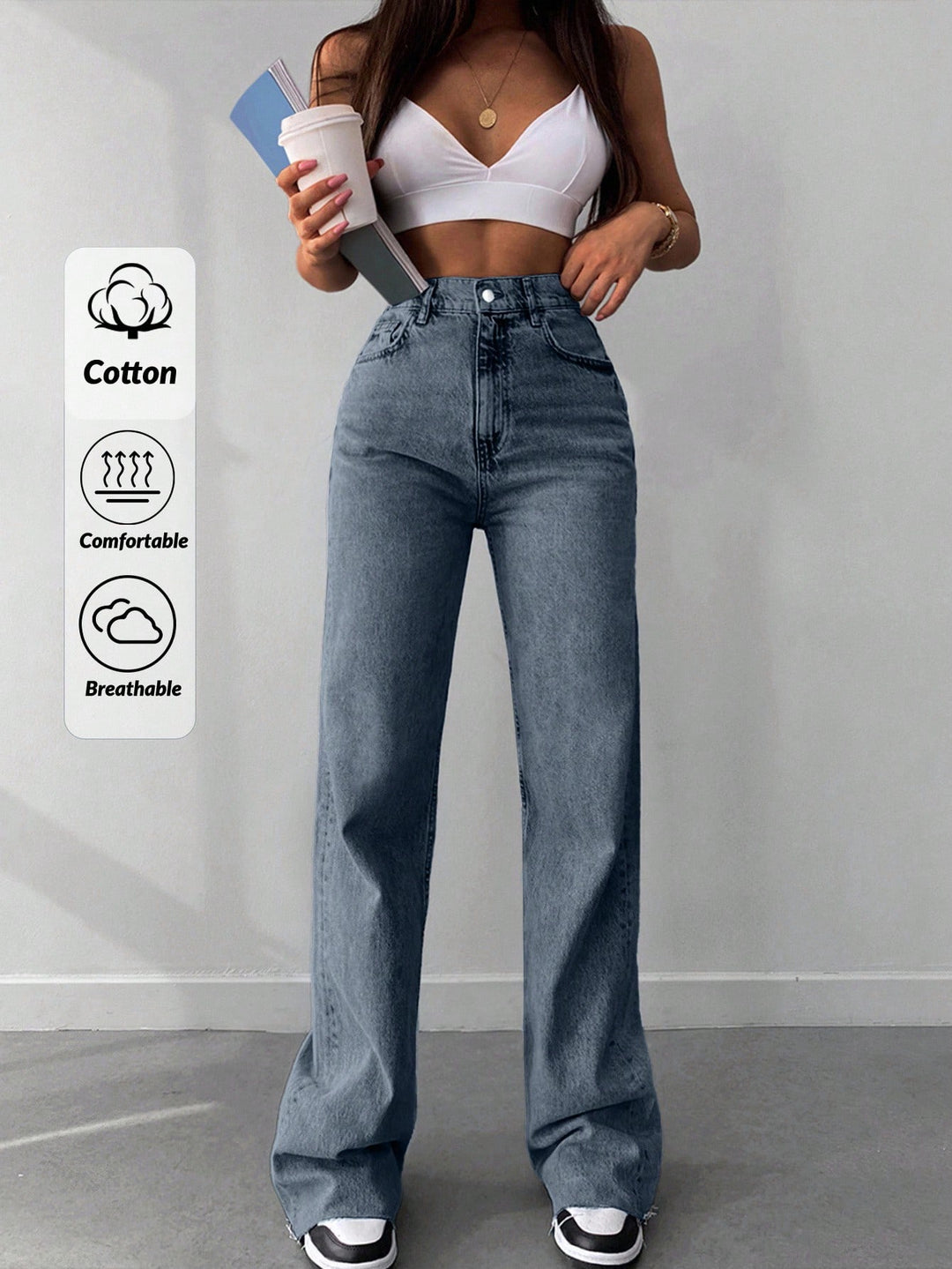 Jeans SHEIN, albastru