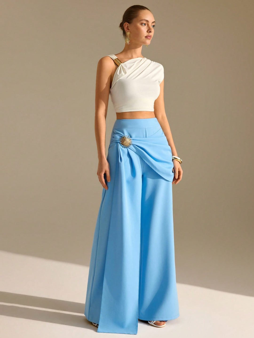 Pantaloni SHEIN, albastru