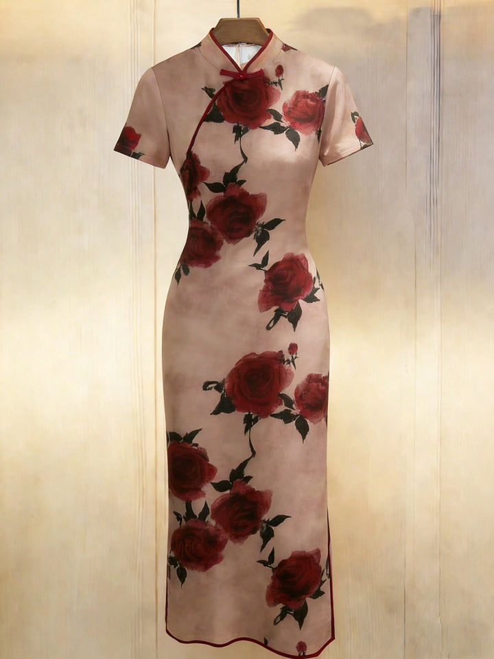 Rochie maxi SHEIN, mix culori