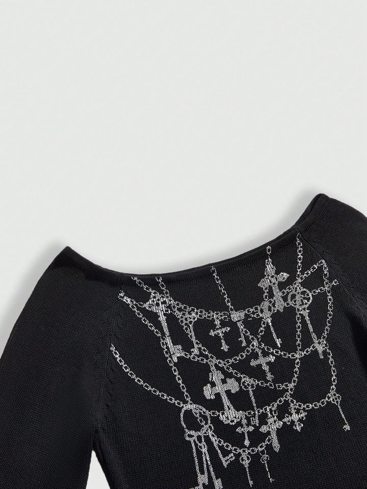Pulover SHEIN, negru