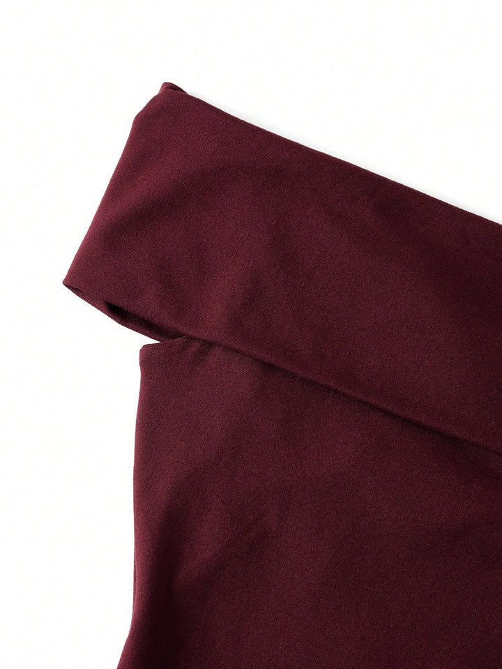 Tricou SHEIN, vișiniu