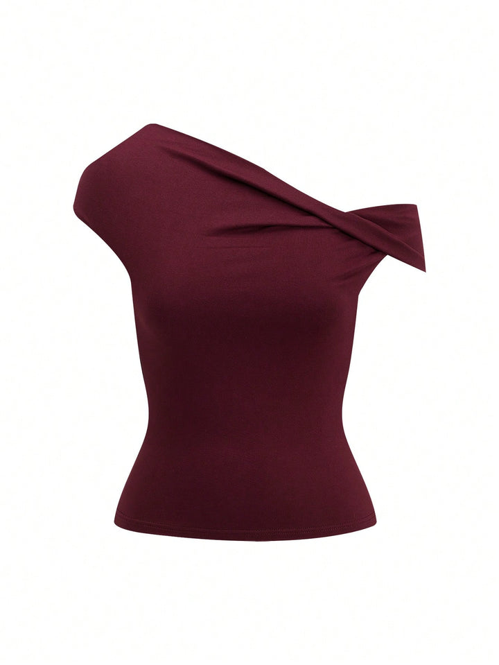 Tricou SHEIN, vișiniu