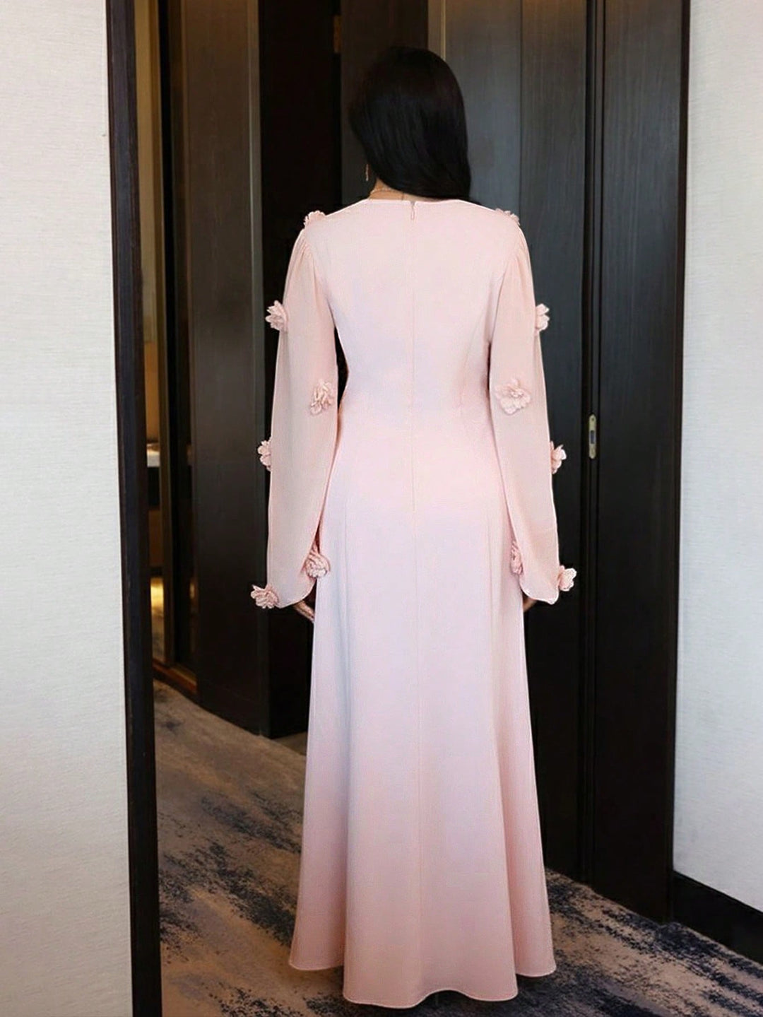 Rochie maxi SHEIN, roz
