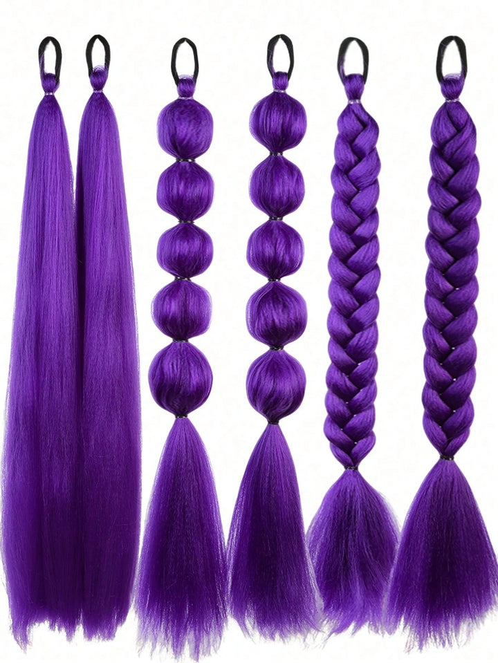 Set extensii de păr SHEIN, mov