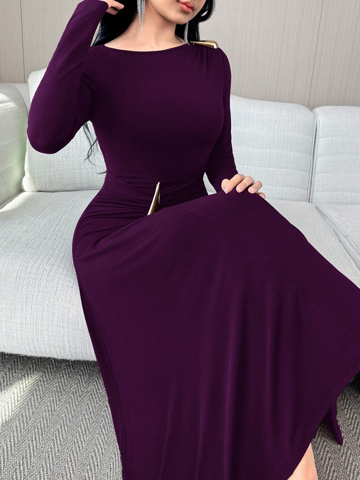 Rochie midi SHEIN, mov
