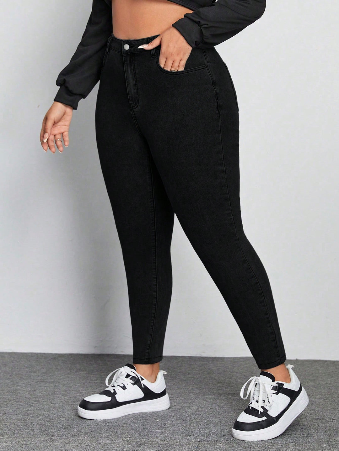 Jeans SHEIN, negru
