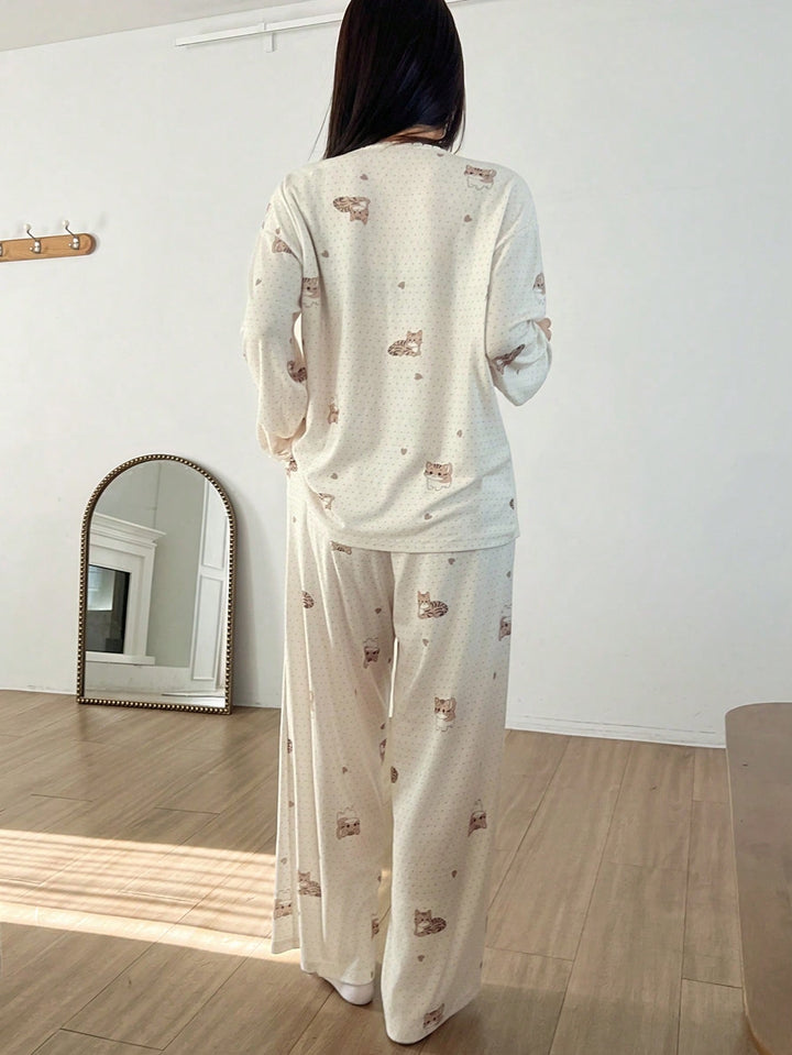 Pijama SHEIN, portocaliu