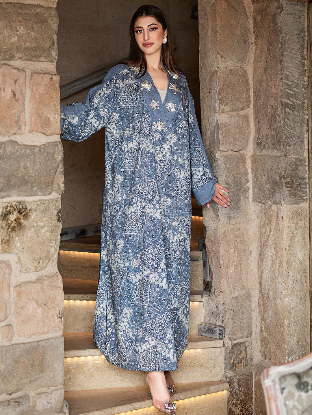 Rochie maxi SHEIN, mix culori