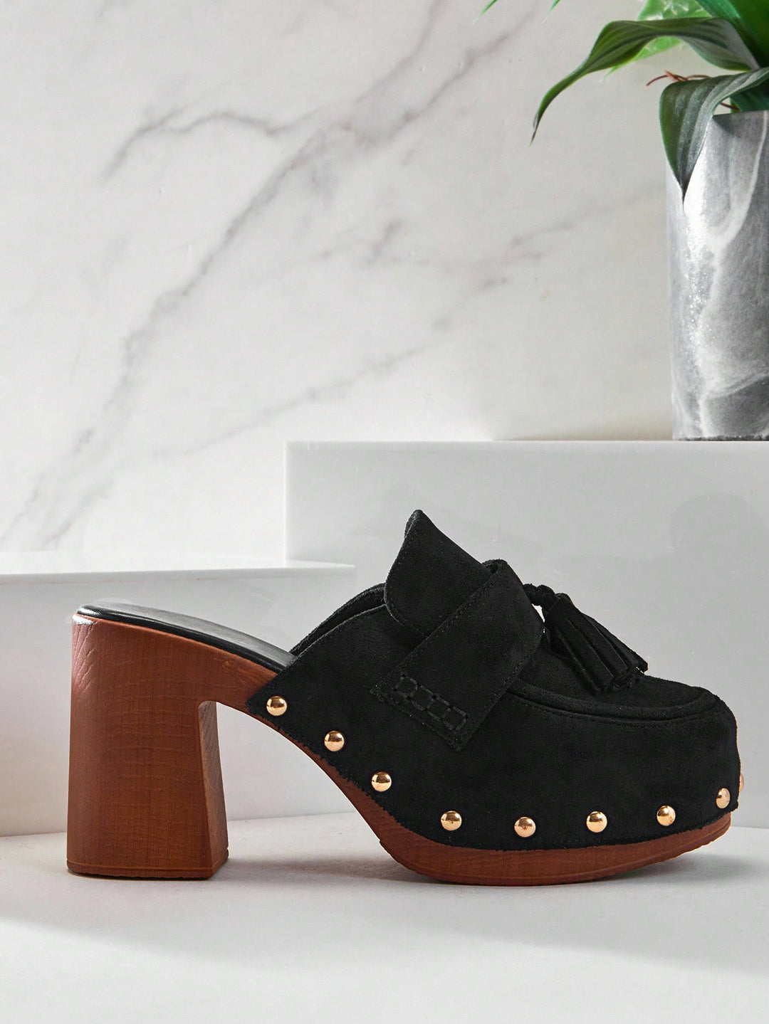 Sandale SHEIN, negru
