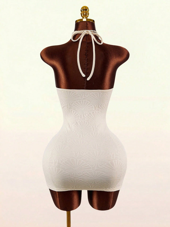 Rochie mini SHEIN, bej