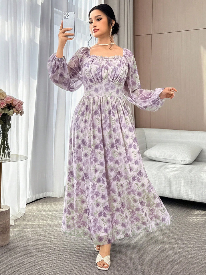 Rochie maxi SHEIN, mix culori