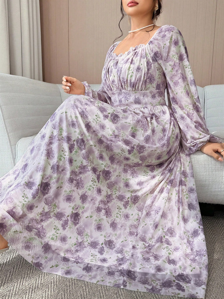 Rochie maxi SHEIN, mix culori