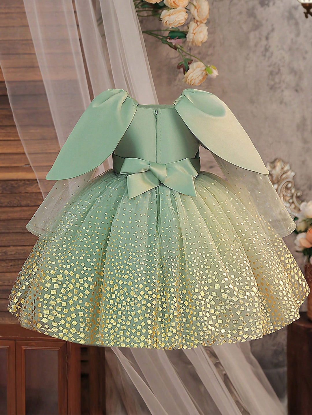 Rochie bal SHEIN, verde