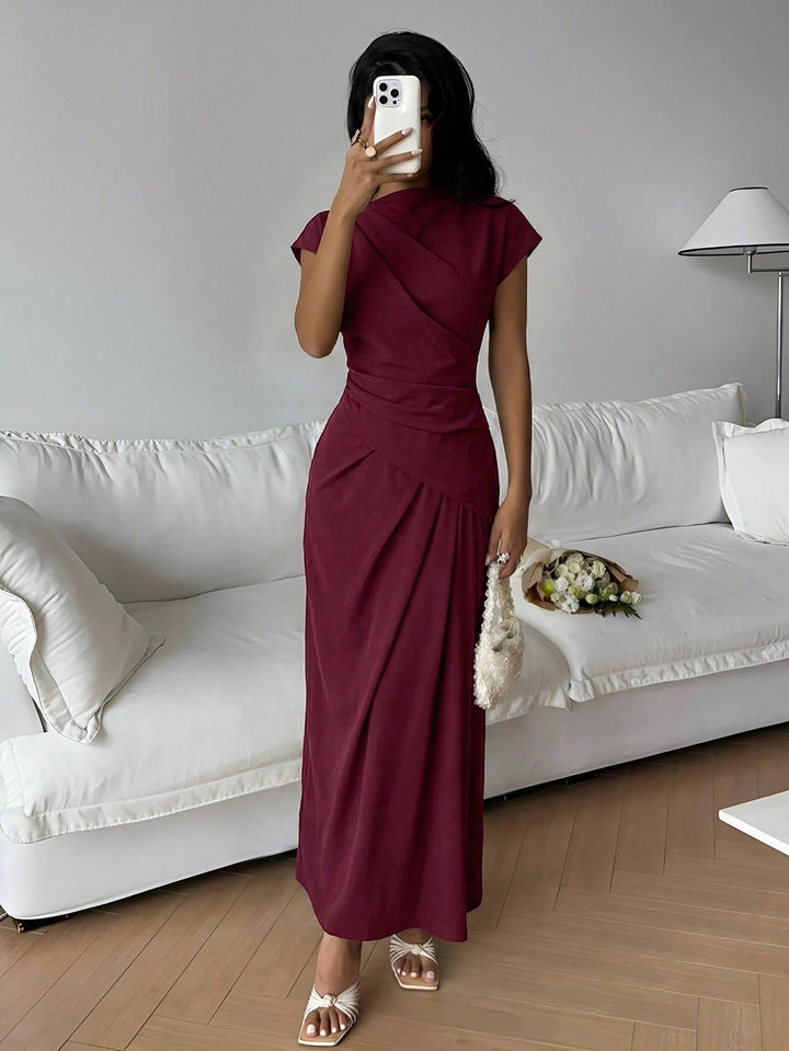 SHEIN, bordó midiruha