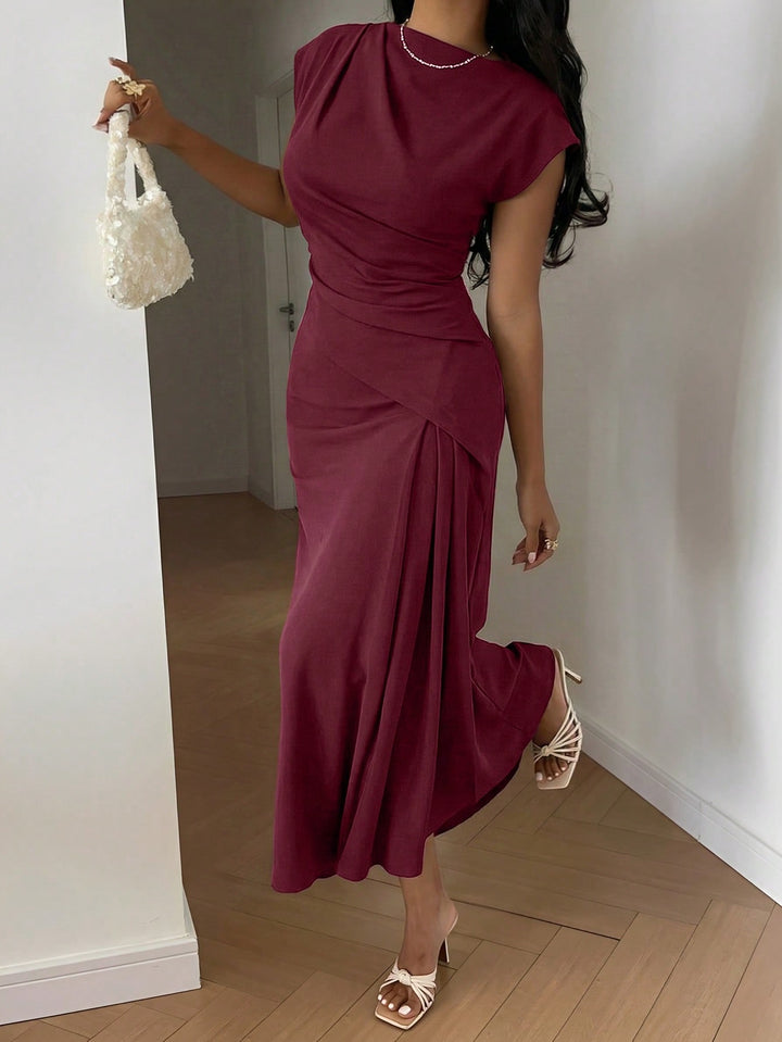 SHEIN, bordó midiruha