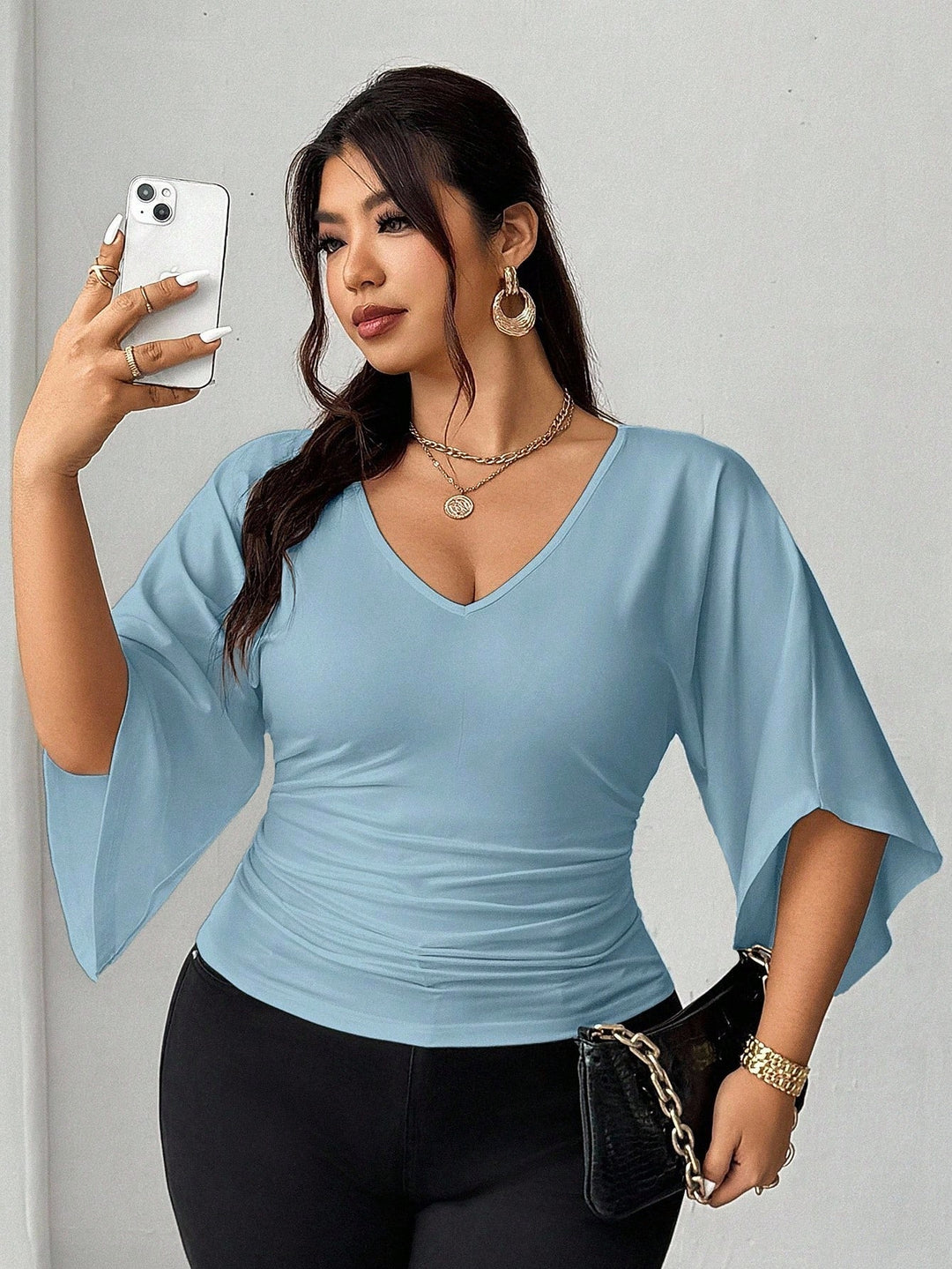 Tricou SHEIN, albastru