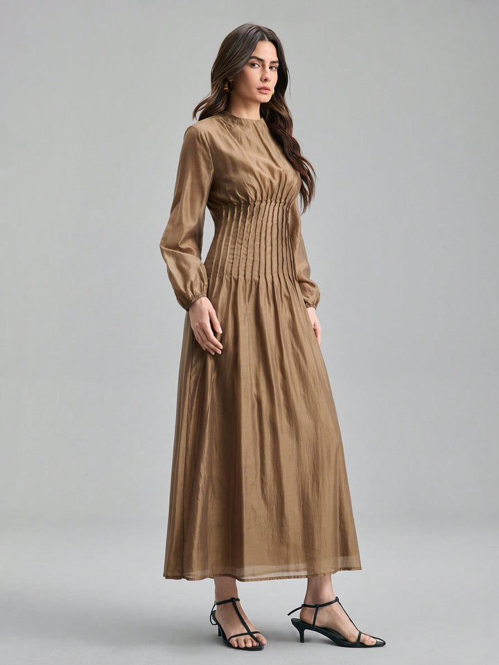 Rochie maxi SHEIN, maro