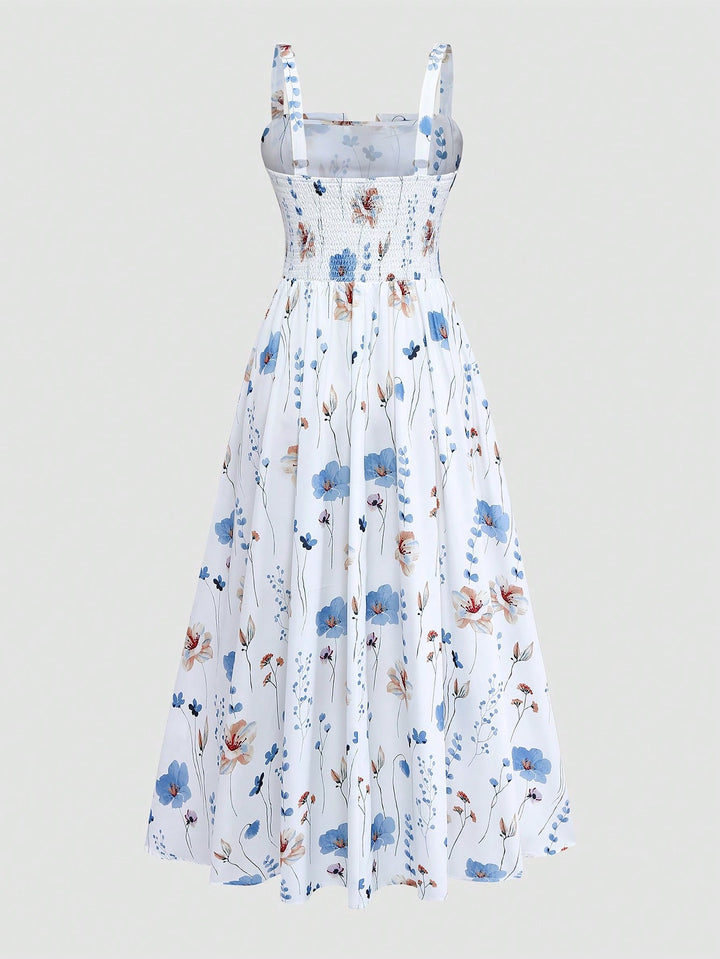 SHEIN maxi ruha, fehér