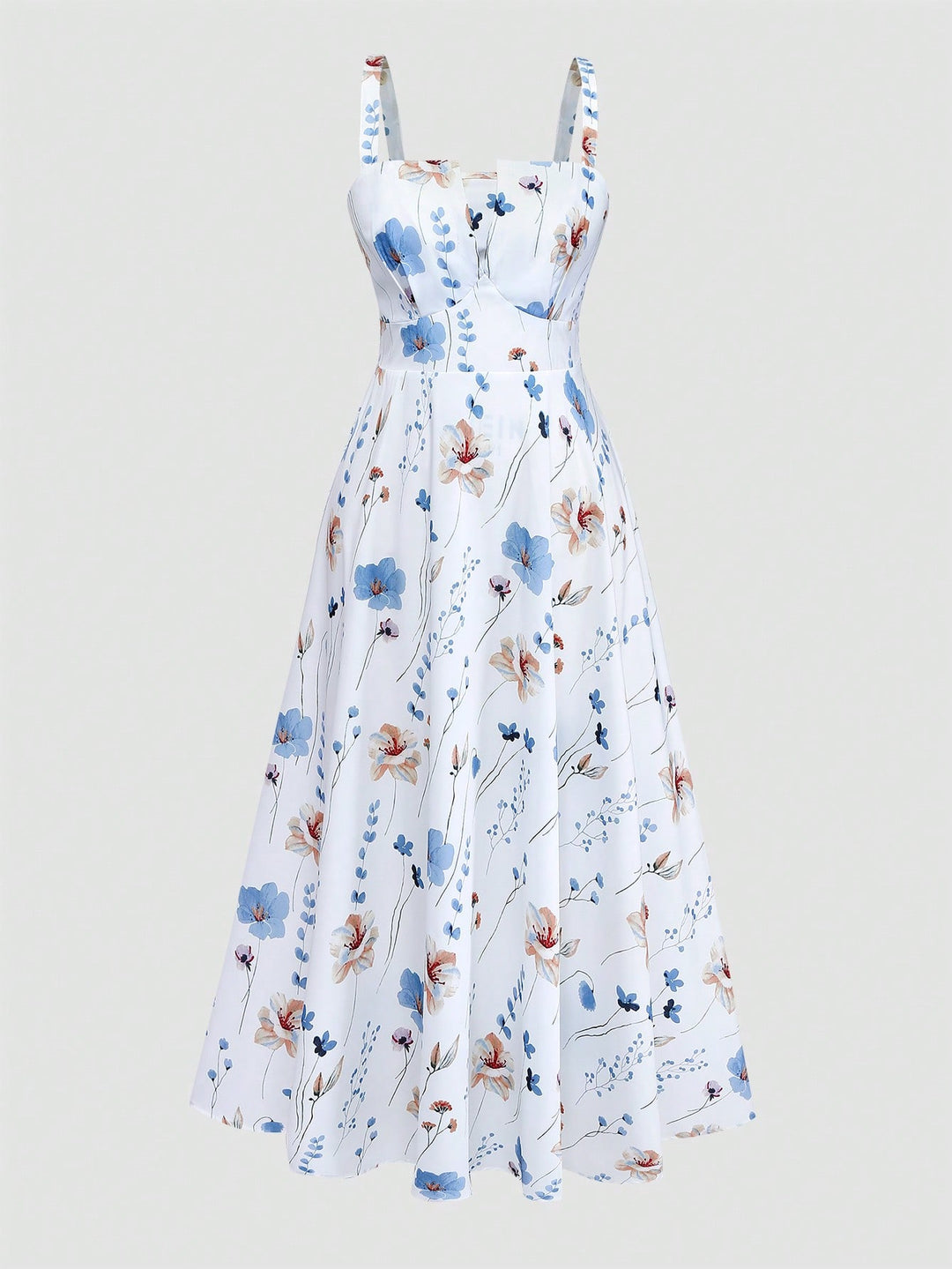 SHEIN maxi ruha, fehér