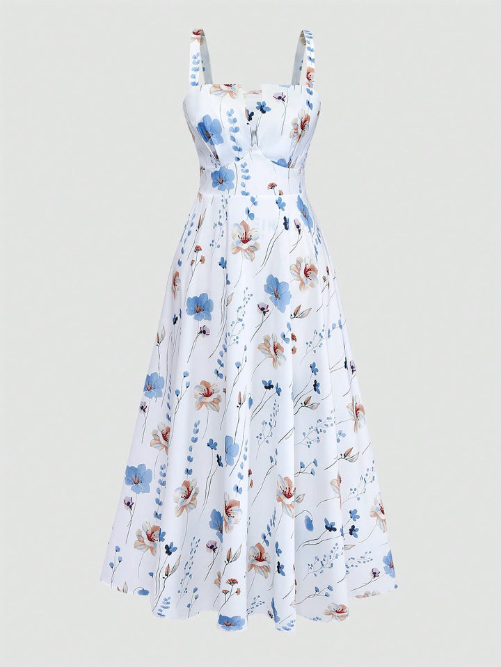 SHEIN maxi ruha, fehér
