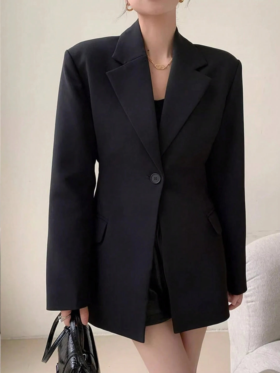 Blézer SHEIN, fekete