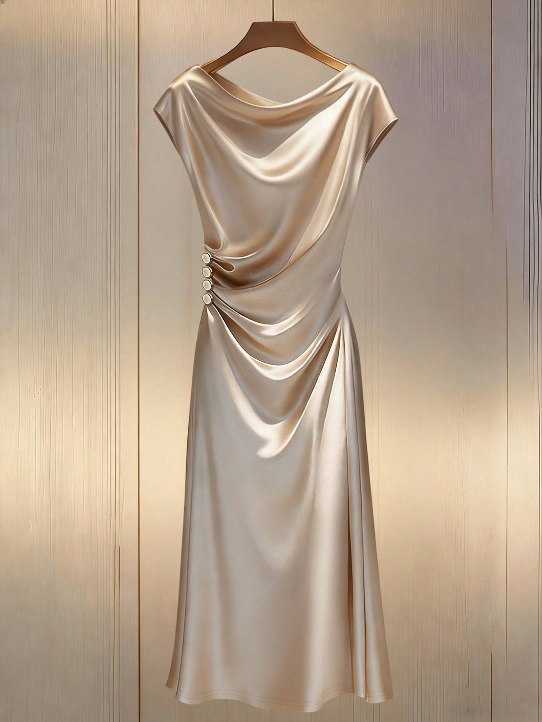Rochie maxi SHEIN, roz