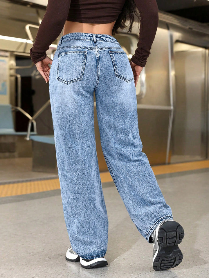 Jeans SHEIN, albastru