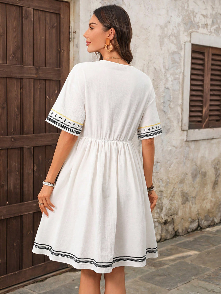 Rochie scurtă SHEIN, alb