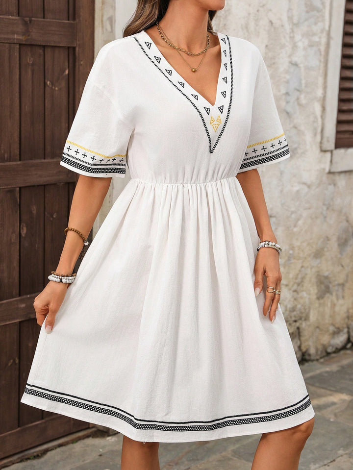Rochie scurtă SHEIN, alb