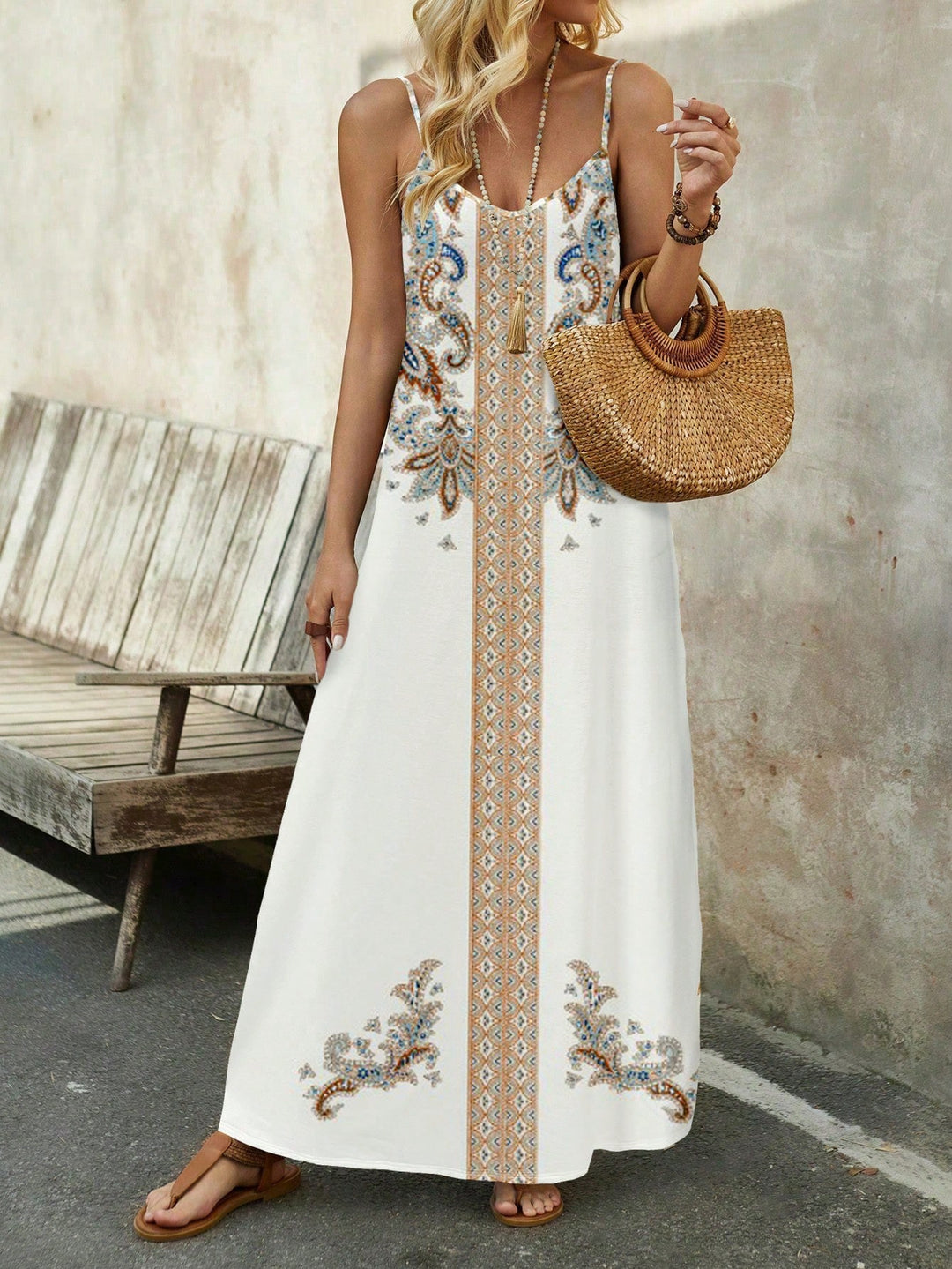Rochie maxi SHEIN, mix culori