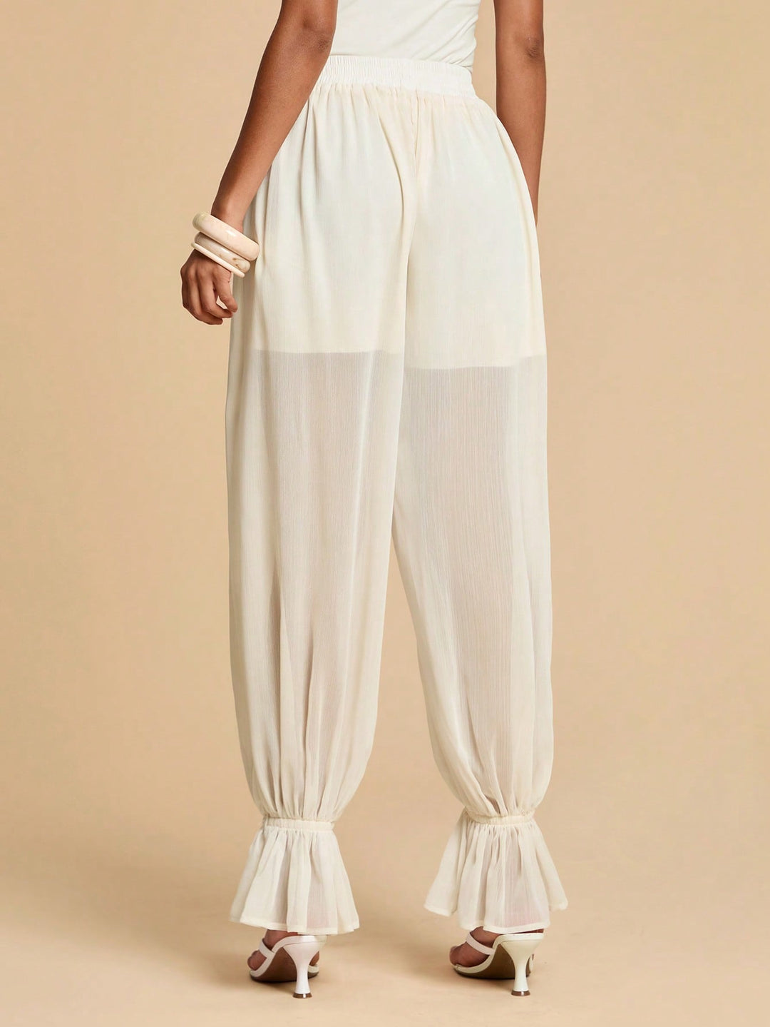 Pantaloni SHEIN, portocaliu